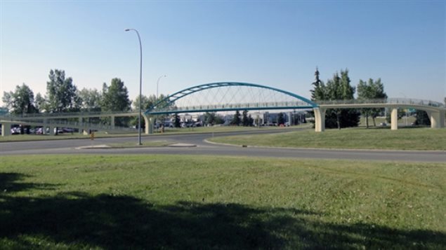 Pont piétonnier Shaganappi - Calgary