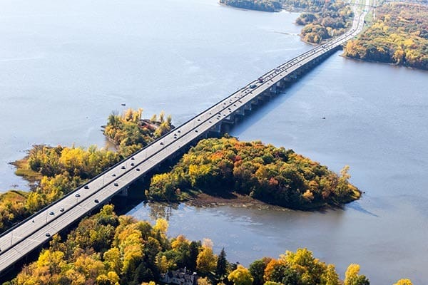 Pont de l'Île-aux-Tourtes - Blocs post-tension